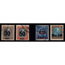 1925 og 1926 - Provisorier - Island - Stemplet.